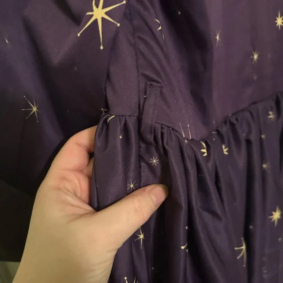 Lindy Bop Halloween Witch Print Vintage Style Swing Dress size UK 16/US 12 - Picture 7 of 9